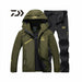 Fishing Suit Men Waterproof Hooded Sports Hiking Fishing Jacket Outdoor Clothes