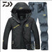 Fishing Suit Men Waterproof Hooded Sports Hiking Fishing Jacket Outdoor Clothes