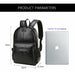 Waterproof PU Leather Backpack Casual Fashion High-Quality Travel Bag
