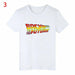 Back To The Future Luminous T-Shirt Short Sleeve Printed Tee Tops