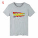 Back To The Future Luminous T-Shirt Short Sleeve Printed Tee Tops
