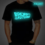 Back To The Future Luminous T-Shirt Short Sleeve Printed Tee Tops