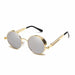 Classic Steampunk Sunglasses Men And Women Luxury Retro Round Sunglasses