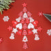 Wooden Christmas Ornaments For Christmas Tree Hangings Xmas Decoration For Home 10PCs