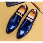 Men's Loafer Genuine Leather Shoes Big Size Slip On Designer Wedding Formal Shoes