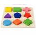 Kids 3D Puzzle Wooden Toys Colorful Geometry Shape Wood Puzzle Educational Toys