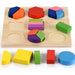 Kids 3D Puzzle Wooden Toys Colorful Geometry Shape Wood Puzzle Educational Toys