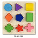 Kids 3D Puzzle Wooden Toys Colorful Geometry Shape Wood Puzzle Educational Toys