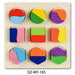 Kids 3D Puzzle Wooden Toys Colorful Geometry Shape Wood Puzzle Educational Toys