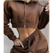 Women Fashion Outfits Tracksuit Hoodies Sweatshirt & Sweatpants Casual Sportswear