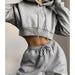 Women Fashion Outfits Tracksuit Hoodies Sweatshirt & Sweatpants Casual Sportswear