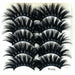 5Pair Fluffy Lashes 25mm 3d Mink Long Thick Natural False Eyelashes