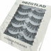 5Pair Fluffy Lashes 25mm 3d Mink Long Thick Natural False Eyelashes