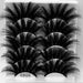5Pair Fluffy Lashes 25mm 3d Mink Long Thick Natural False Eyelashes