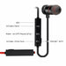 Wireless Earphones Neckband Magnetic Sports 5.0 Bluetooth Stereo Metal Headphones