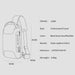Anti-Thief Cross-Body Backpack Waterproof USB Charging Shoulder Bags