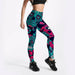 Fashion Spandex Printed Leggings Women Stretch Fitness Yoga Pants