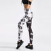 Fashion Spandex Printed Leggings Women Stretch Fitness Yoga Pants