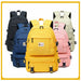 Fashion Backpack Bags Waterproof Oxford Large USB Charging Backpacks