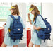 Fashion Backpack Bags Waterproof Oxford Large USB Charging Backpacks