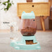 Stylish Design Pet Cat Dog Feeder Bowls Automatic Drinking Fountain 1.5L Capacity Puppy Feeder