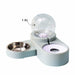Stylish Design Pet Cat Dog Feeder Bowls Automatic Drinking Fountain 1.5L Capacity Puppy Feeder