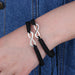 Fashion Couple Bracelets Charm Infinity Bracelets 2Pcs/Set Handmade Bracelet Jewelry