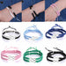 Fashion Couple Bracelets Charm Infinity Bracelets 2Pcs/Set Handmade Bracelet Jewelry