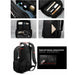 Anti Theft Nylon Laptop Backpack Fashion Travel USB Charging Backpack Bags