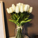 10Pcs Tulip Artificial Flower Real Touch Artificial Fake Flower For Home Decoration