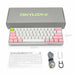 SK64 Hot Swappable Mechanical Keyboard RGB Backlit Wireless Bluetooth Gaming Keyboard