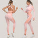 Seamless Women Yoga Sets Female Sportswear Fitness Yoga Suit