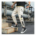Men's Side Pockets Ribbons Cargo Harem Pants Joggers Streetwear Trouser Pants