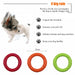 Pet Flying Discs Dog Training Ring Puller Resistant Bite Floating Toy
