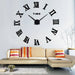 Quartz Clock DIY Silent Large Wall Clock Designer Mechanism Wall Decoration