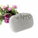 Silver Diamante Crystal Diamond Evening Bag Women Designer Clutch Handbag