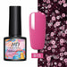 MAD DOLL 8ml Varnish UV Color Nail Polish Glitter Soak Off Gel Nail Polish