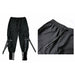 Streetwear Ribbons Pockets Harem Pants Men Summer Casual Hip Hop Joggers Pants