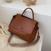 Fashion PU Leather Crossbody Bags Women Solid Color Shoulder Small Handbag