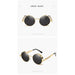 Classic Steampunk Sunglasses Men And Women Luxury Retro Round Sunglasses