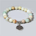 Natural Stone Beads Bracelet Lotus Charm Handmade Bracelet Unisex Jewelry