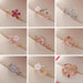 Delicate Zircon Crystal Leaf Shell Flower Heart Rings For Women