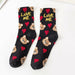 Animal Print Cute Socks Cat Panda Cartoon Design Cotton Woman Socks
