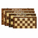 Wooden Chess Set Foldable Magnetic Large Board Portable Travel Board Game