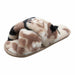 Women Winter Slippers Shoes Flat Sweet Home Fur Warm Soft Indoor Slip On Slipper