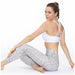 Women High Waist Printed Color Yoga Naked-feel Tummy Control Workout leggings