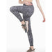 Women High Waist Printed Color Yoga Naked-feel Tummy Control Workout leggings