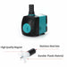 Ultra-Quiet Submersible Water Fountain Pump Filter Aquarium Water Pump