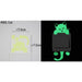 Luminous Glow In The Dark Switch Sticker Fluorescent Fairy Moon Stars Sticker Home Decor