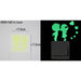 Luminous Glow In The Dark Switch Sticker Fluorescent Fairy Moon Stars Sticker Home Decor